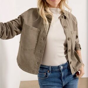 Z Supply All Day Stretch Twill Jacket - Grapeleaf